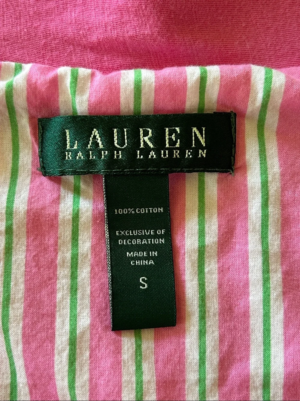 LRL Pajama Bermuda Shorts Set - Pink - Sz Small - Picture 8 of 12